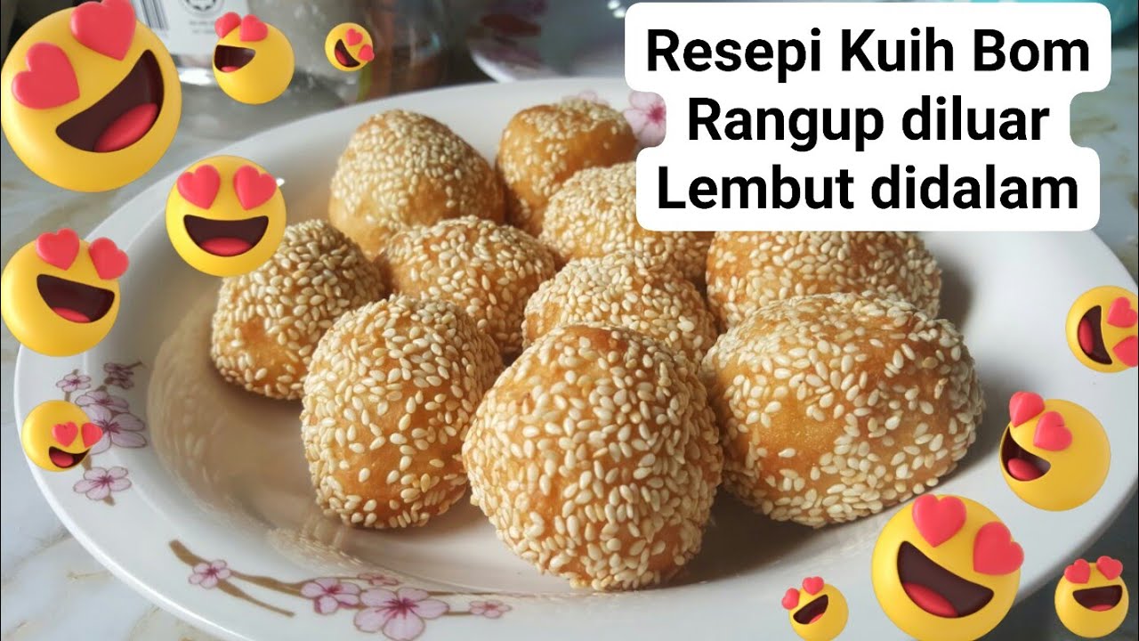 RESEPI KUIH BOM MUDAH & SEDAP  RANGUP DILUAR LEMBUT DI 