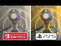 Mio Memories in Orbit PS5 vs Nintendo Switch Graphics Comparison