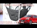 DOOR PANEL REMOVAL OPEL CORSA E 2014-2019