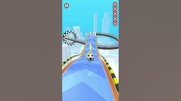 Sky Rolling Ball 3D Level 129 #shorts