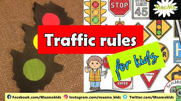 traffic rules | kids learn & fun at home || maama kids