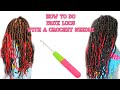 Pre-looped Soft Faux Locs | Using a crochet needle