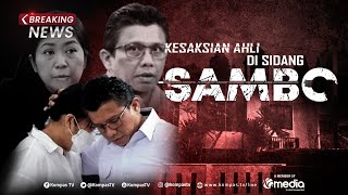 BREAKING NEWS - Sidang Kesaksian Ahli Pidana Untuk Terdakwa Ferdy Sambo dan Putri Candrawathi