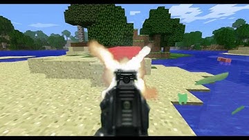 Minecraft with Crysis Weapons (Crycraft)