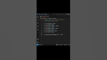 Making Advanced Calculator With Python