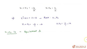 Let z_(1),z_(2) be the roots of the equation z^(2)+az+12=0 and z_(1),z_(2) form an equilateral ...