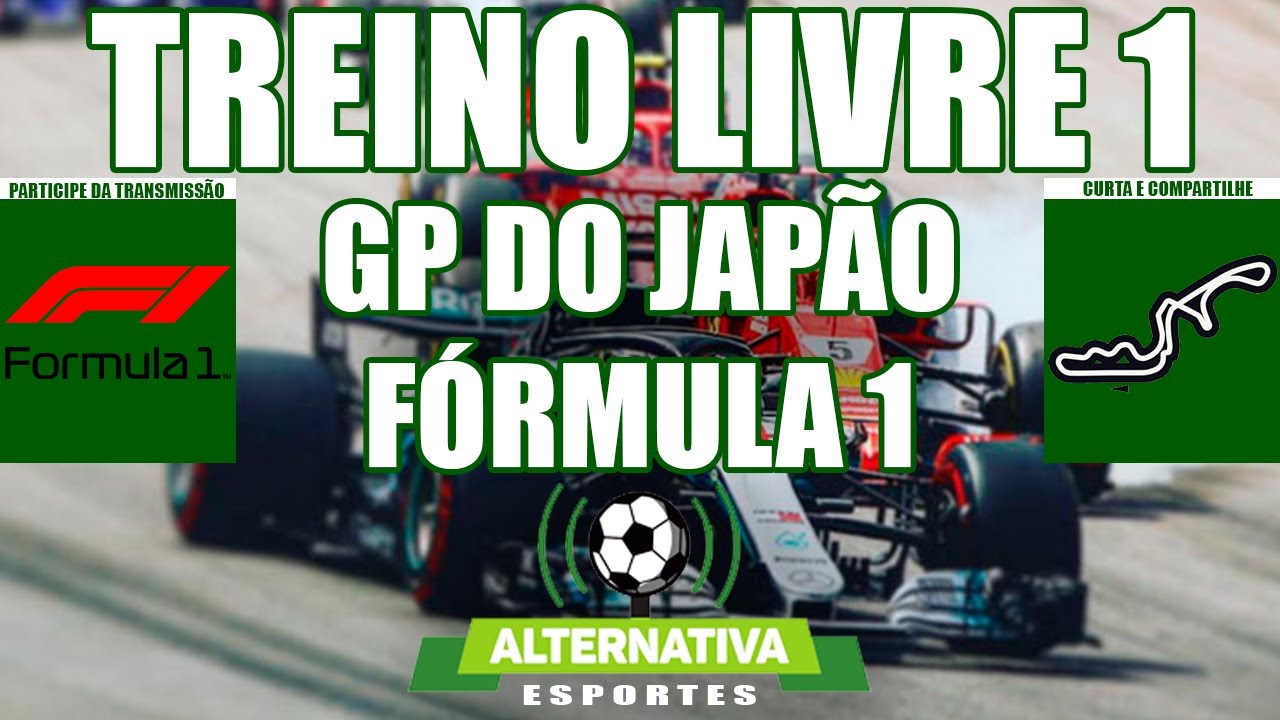 Confira o resultado final do primeiro treino do GP do Japão de F1