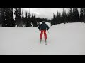 Skiing at Crystal Mountain Washington 1/5/18