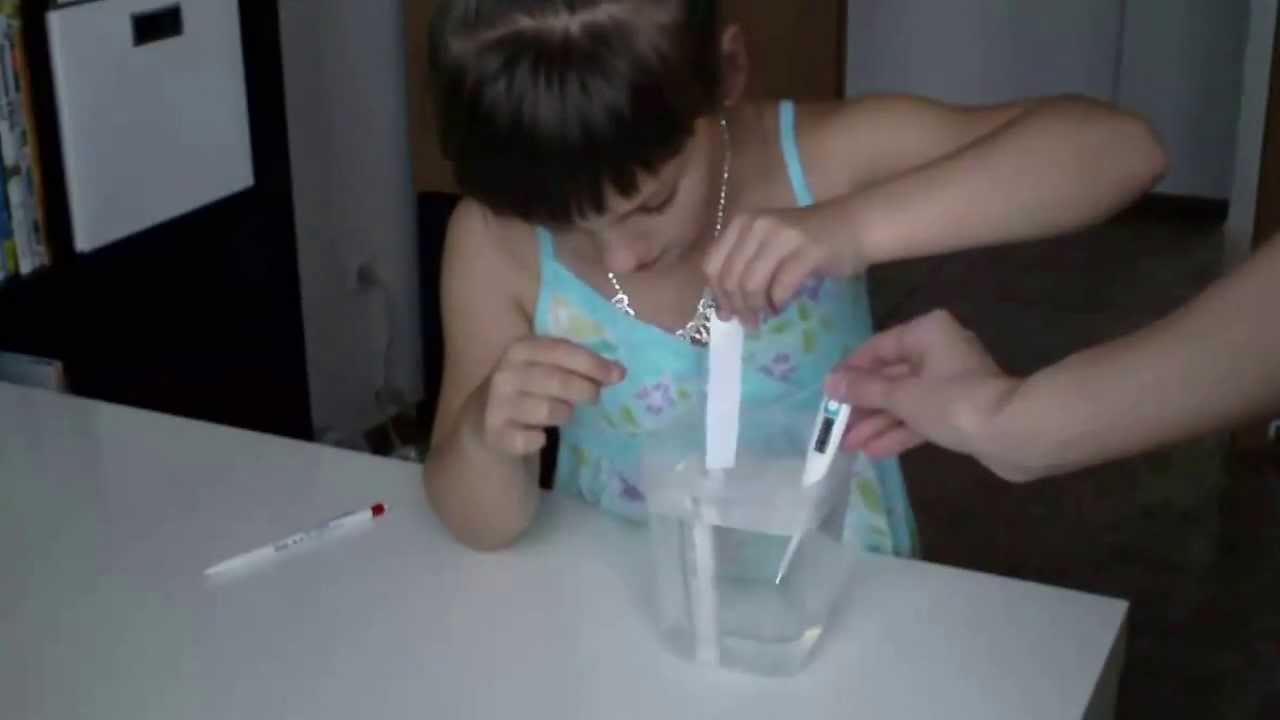 Простой термометр своими руками - YouTube