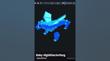 Ice Dragon Texturing in Blockbench #dragons #minecraftbedrock #ninerealms