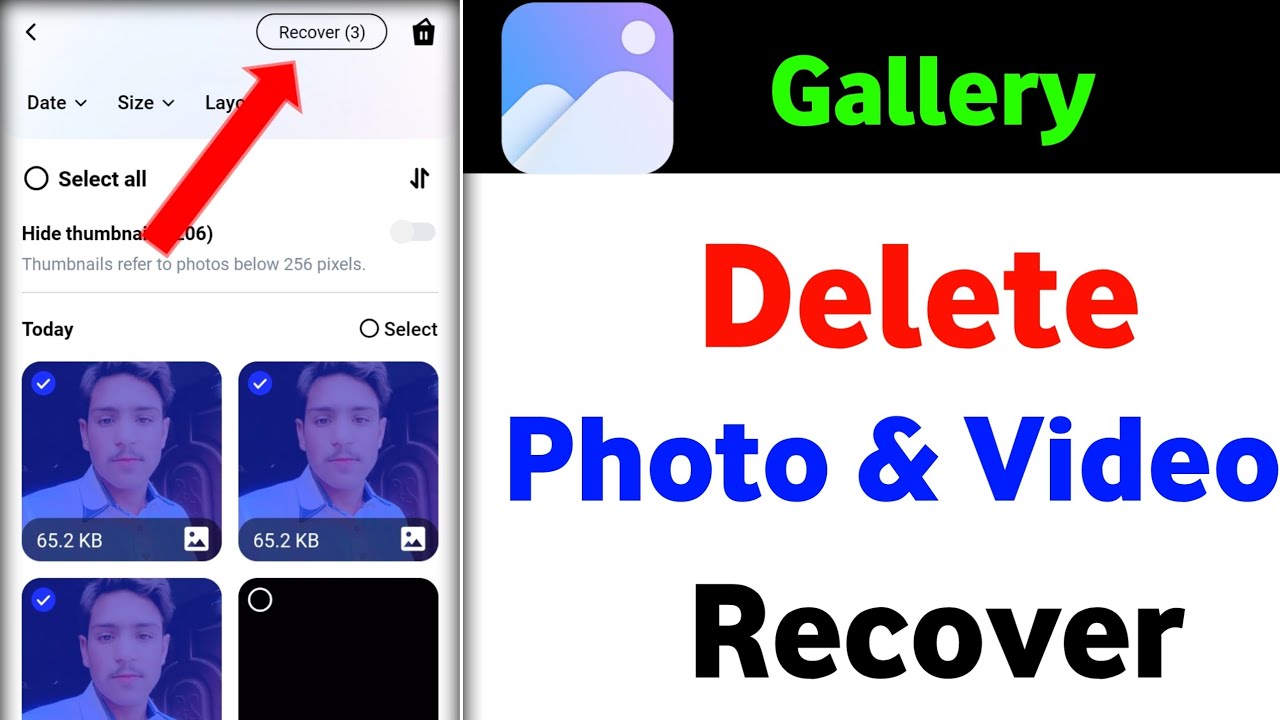 Gallery Delete photo video recover gallery delete photo video recover kaise kare delete photo galler