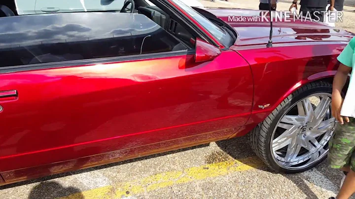 87 monte carlo SS CANDY PAINT ON 24" RUCCI