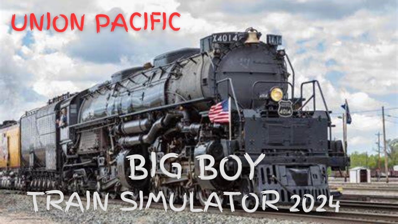 BIG BOY TRAIN RUN!!! Train Simulator 2024 Big Boy Train by Smokebox