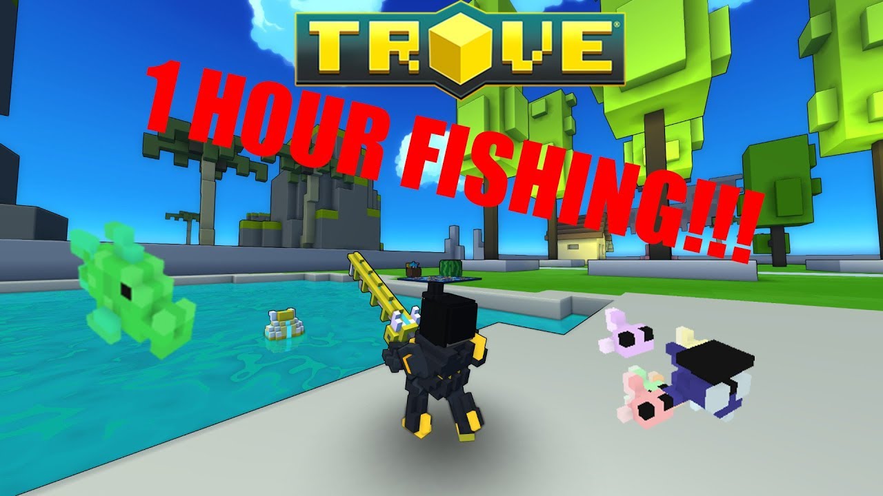 Trove | Fishing for 1 hour!!!