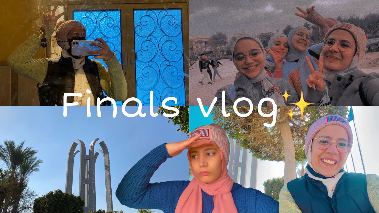 فلوج اسبوع الFINALS في حياتي كطالبة طب| *Send help*