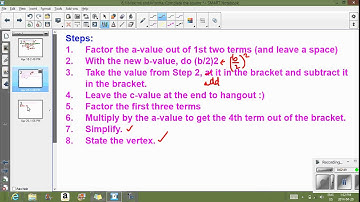 6.1-Maxima and Minima, Complete the Square