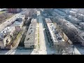 CABRINI-GREEN ROW HOUSES DRONE ABANDONED PLACES IN CHICAGO PUBLIC HOUSING IN DOWNTOWN CHICAGO