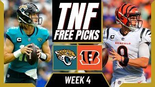 Thursday Night Football (NFL Week 4) Jaguars vs Bengals | TNF Free Picks & Odds