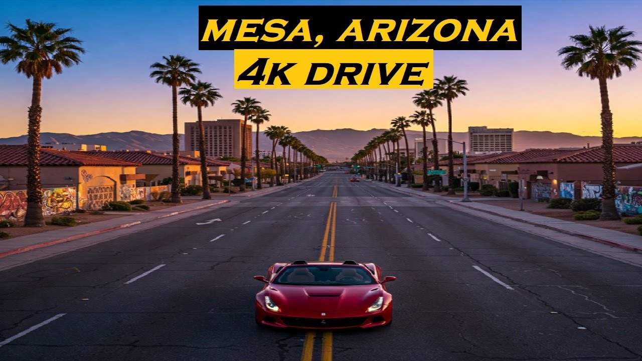 Mesa, Arizona | 4k Driving Tour | Dashcam - YouTube