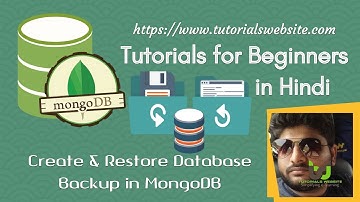 Mongodb Tutorials for beginners in Hindi |  Create & Restore MongoDB Database Backup