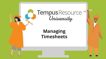 Approving Timesheets in Tempus Resource