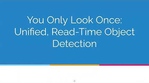 You Only Look Once: Unified, Real Time Object Detection(YOLOv1) - Paper Review