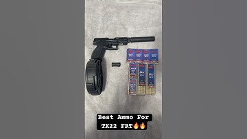 Best Ammo For TX22 FRT!!!🔥🇺🇸 #airsoft #airsoftgun #nerf #pov