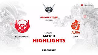 Bigetron Alpha vs Aura HIGHLIGHTS MPL ID S13 | BTR VS AURA ESPORTSTV