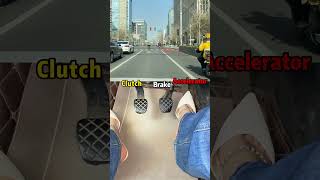It is very dangerous to use the wrong braking method when driving #tips #car #driving