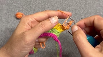 Applied i-cord Bind Off with The Cordsmith