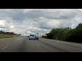 Driver attempts to merge and then overcorrects at the worst time.