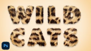 How to Create an Animal Fur Text Effect in Photoshop