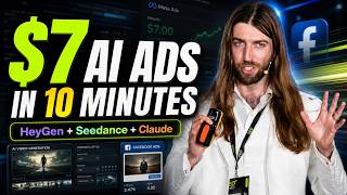 Create INSANE AI Clone Avatar Facebook Ads + Shorts With Heygen + Seedance 2.0 + Claude