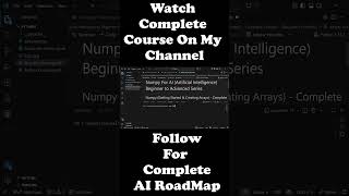 How to Install Numpy #python #artificialintelligence #numpy