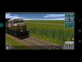trem de passageiros da efc chegando na estação de Santa Inês trainz android