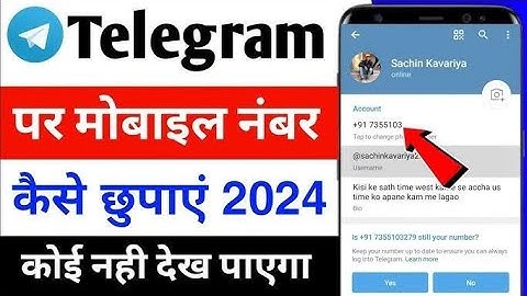 "How to Hide Your Phone Number on Telegram | Ultimate Privacy Guide 2024" Telegram ma phone number