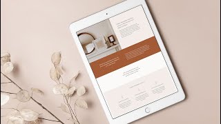 Squarespace website for Wellness Practitioners by Alana Jade Studio