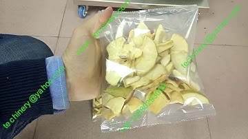 Dried fruit apple chips packing machine low cost vffs for small business