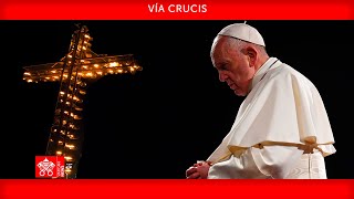 Vía Crucis 02 de abril de 2021 Papa Francisco - albercada