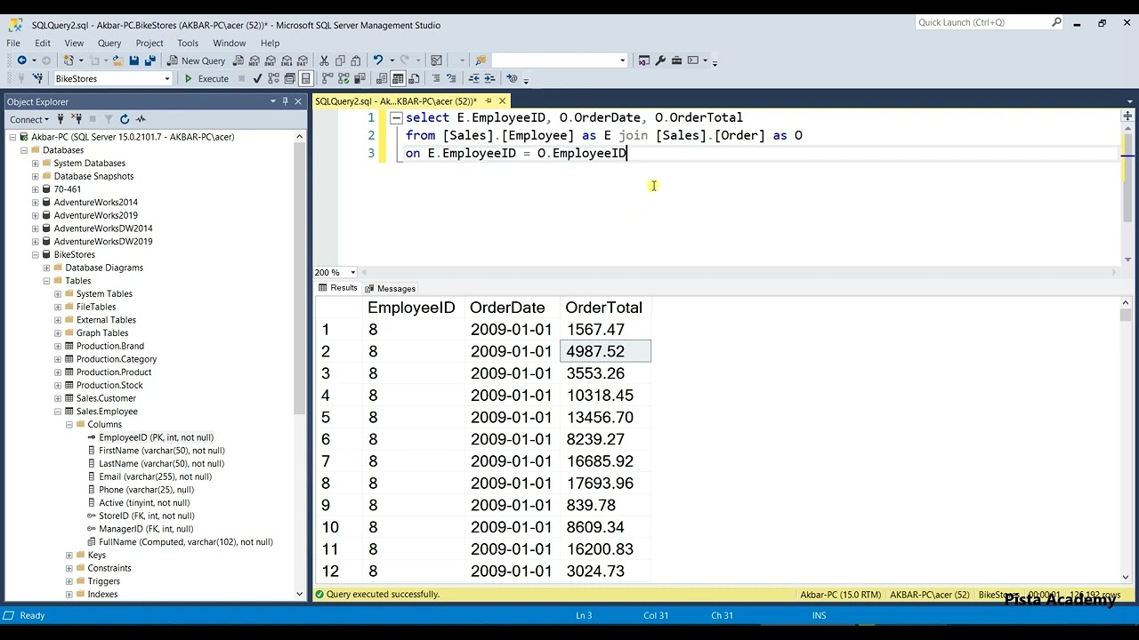 آموزش T-SQL - جلسه شصت و یک