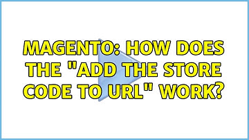 Magento: How does the "Add the Store Code To Url" work?