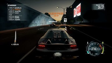 NFS The Run - Lamborghini Sesto Elemento - Las Vegas - i7 2600K - XFX HD 6870