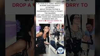 HOCKING Attack on Rome Ticket Inspector 😱 #shorts #accident #attack #ticketing #justice #rome