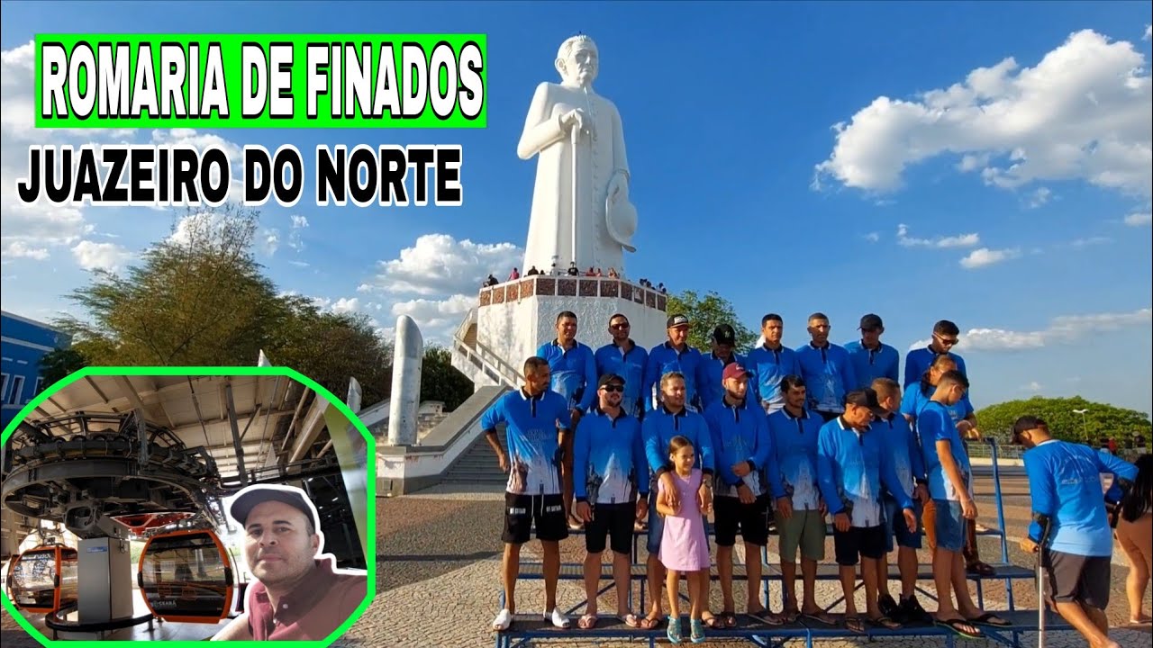 ROMARIA DE FINADOS 2025 SUBINDO DE TELEFÉRICO ATÉ O HORTO DO PADRE CÍCERO EM JUAZEIRO DO NORTE