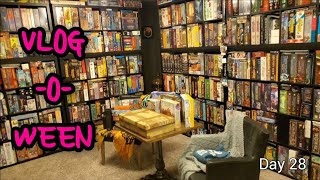 VLOG-O-WEEN Day 28: Organizing the Game Room!