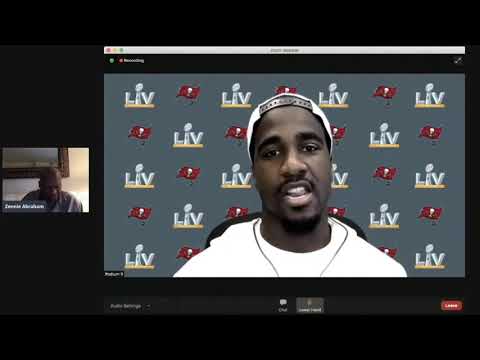 Super Bowl LV: Lavonta David, Tampa Bay Bucs Inside Linebacker Interview From February 3 2021