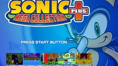Sonic Mega Collection 1 Plus PS2 gameplay