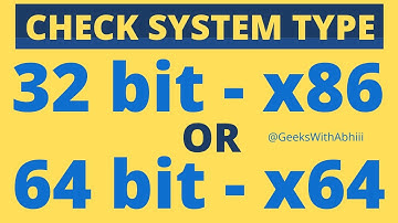 [3 Method] Check System 32 Bit Or 64 Bit 2024 | Windows 32 Bit Check | Laptop 64 Bit Check