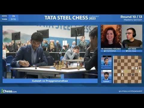 Tata Steel 2023 R12: Praggnanandhaa makes an epic draw against