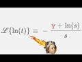 Transforme de laplace le logarithme naturel lnt